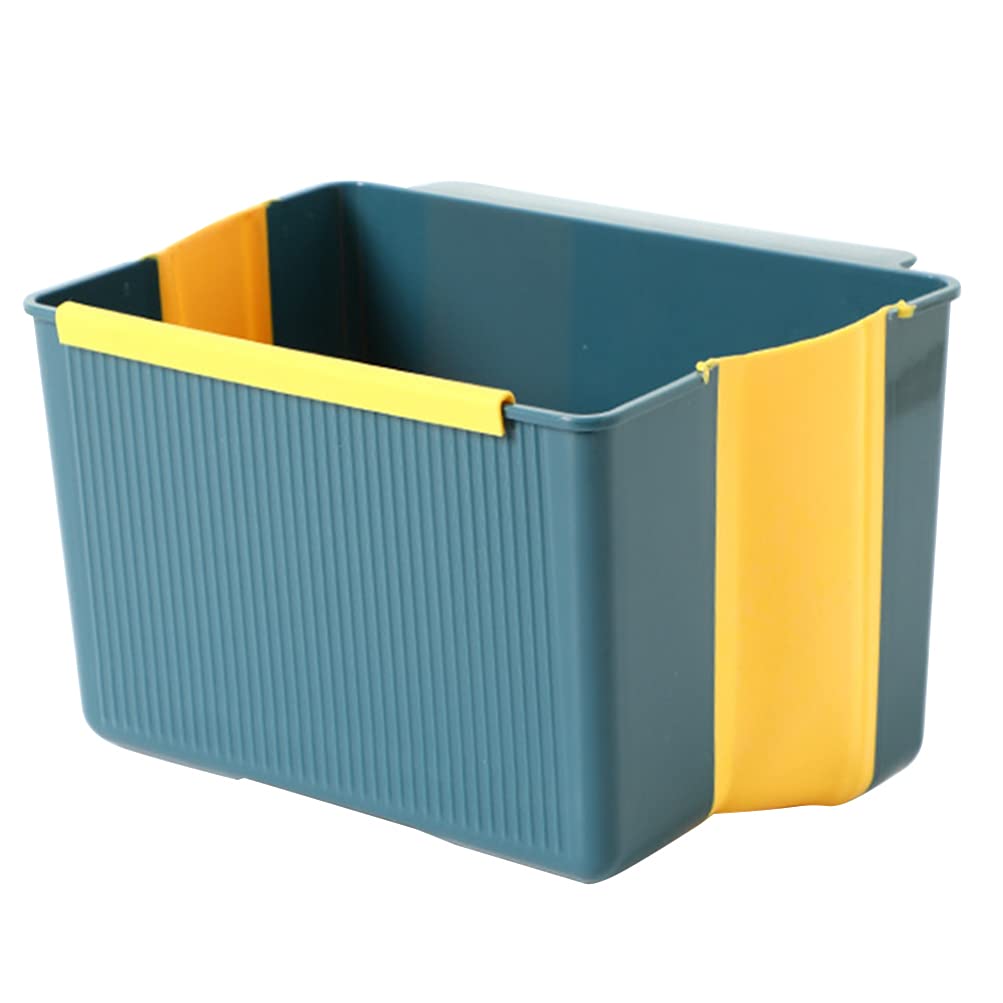 VOSAREA Collapsible Hanging Trash Can - Under Sink Mini Garbage Bin for Kitchen Cabinet, Cupboard & Bathroom Door - Space Saving Waste Basket for Small Spaces, RVs, Dorms & Apartments
