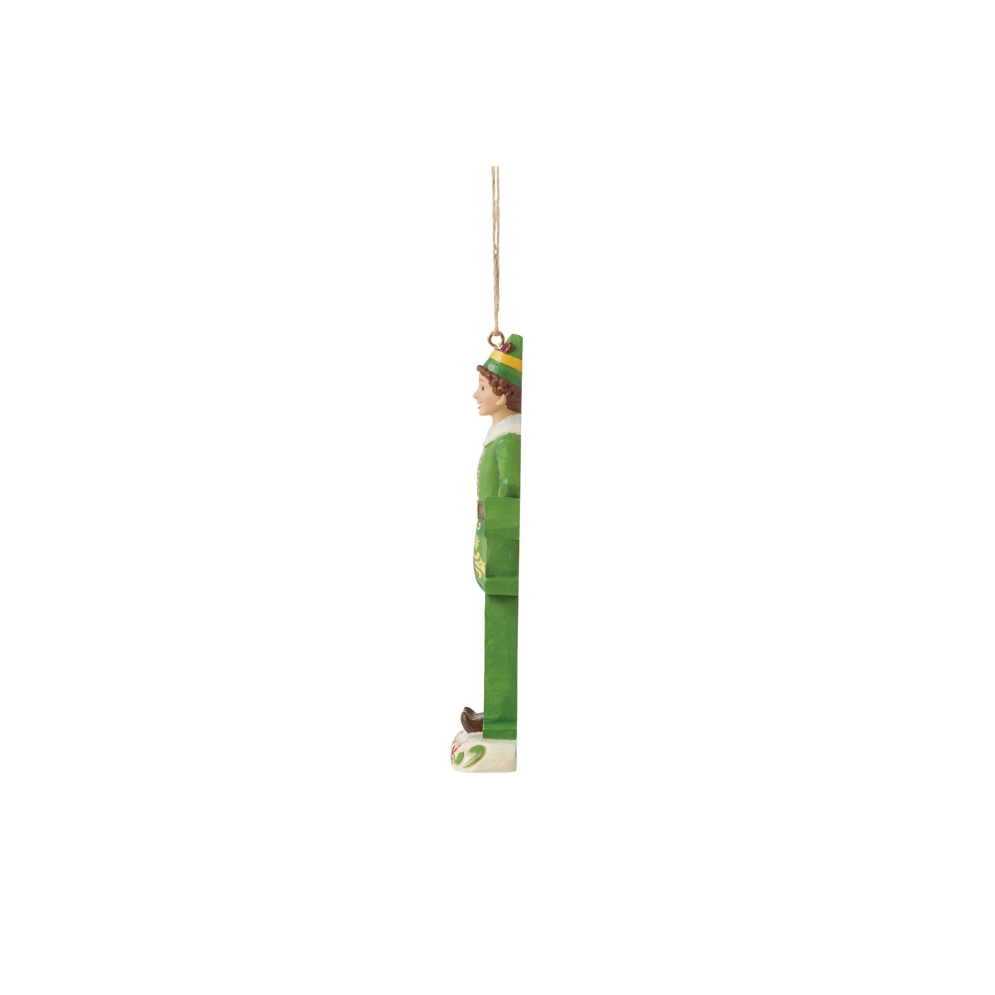 Buddy Elf Word Hanging Ornament - Christmas Holiday Decor for Tree, Home & Office - Perfect for Elf Movie Fans & Festive Decorations