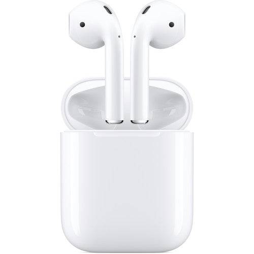 Apple AirPods (2nd Gen) with Wireless Charging Case - Bluetooth Earbuds for iPhone, iPad & Mac - Perfect for Workouts, Commuting & Hands-Free Calls