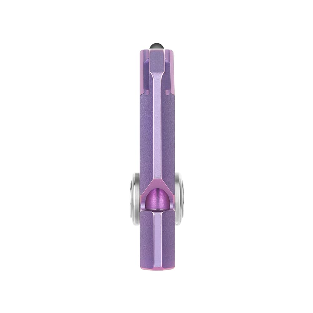 OKNIFE Titanium Purple Emergency Survival Whistle with Knife - Perfect for Hiking, Camping, and Outdoor Adventures