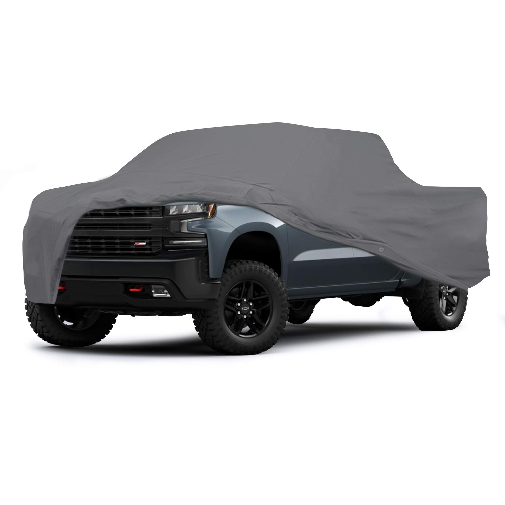 Ultimum Series All-Weather Car Cover for 2020-2025 Chevrolet Silverado 2500HD/3500HD Crew Cab (8 ft Bed) - Waterproof, UV Resistant, Dust & Snow Protection - Indoor/Outdoor Use - Perfect for Parking, Storage & Travel Protection