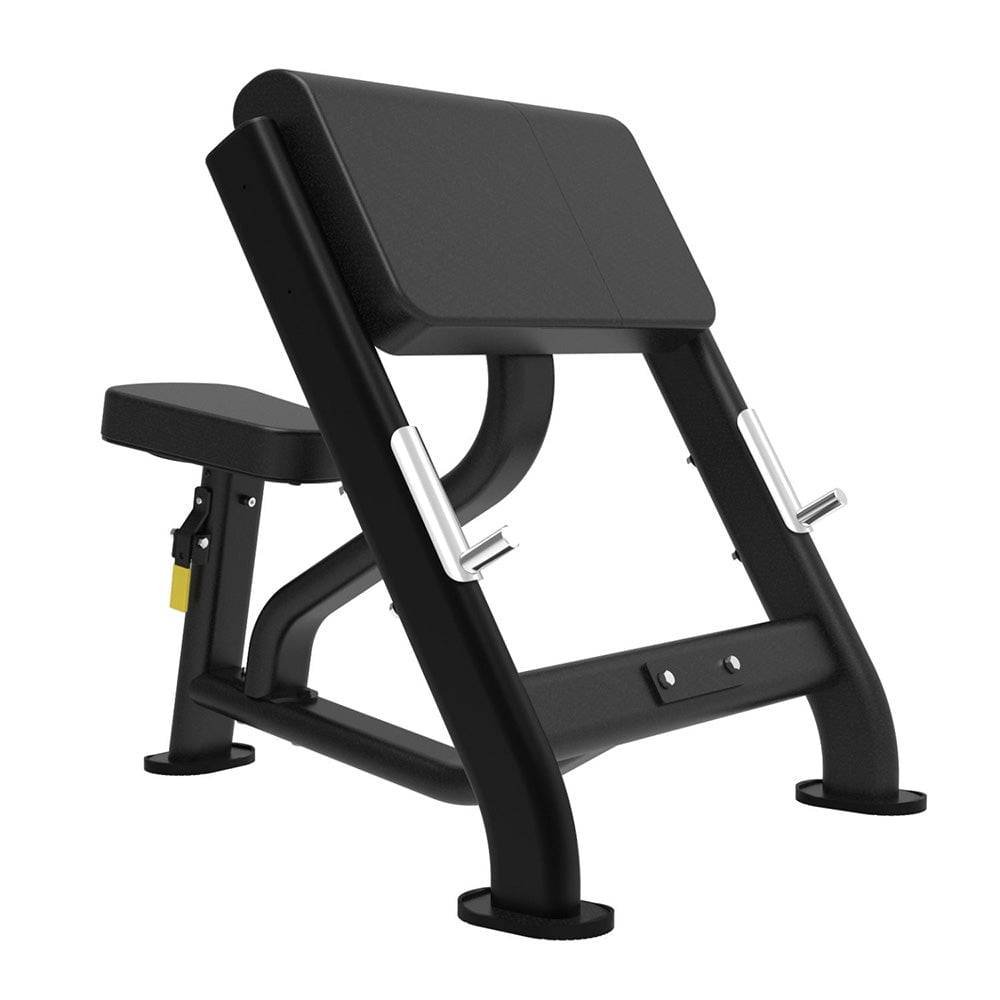 Impulse Ultimate Seated Preacher Curl Bench - Adjustable Arm Support for Bicep Workouts at Home Gym, Perfect for Strength Training and Muscle Building