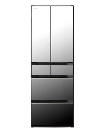 Hitachi R-HV490RS 379L Multi-Door Refrigerator - Energy Efficient Large Capacity Fridge for Home, Kitchen & Restaurant Use