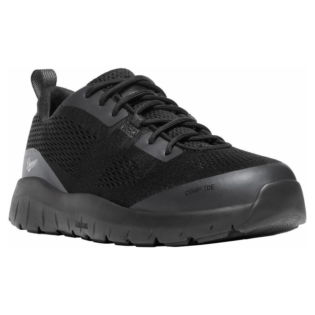 Run Time Women's 3 ESD Nano Toe Work Shoes - Black Safety Shoes for Women, Anti-Static, Slip Resistant & Comfortable for Nurses, Electricians & Industrial Workers