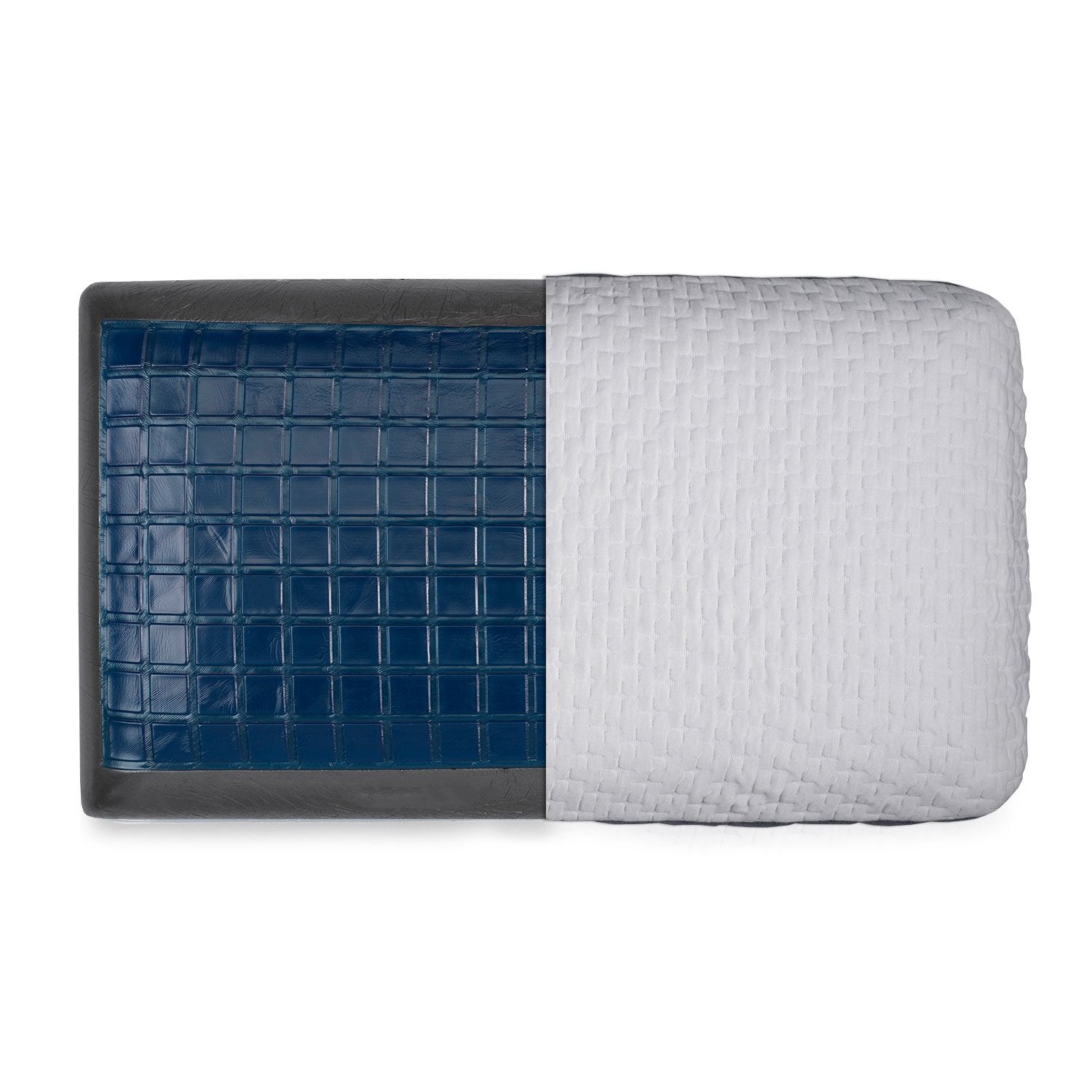 Bamboo Charcoal Cooling Gel Memory Foam Pillow with Washable Cover - Orthopedic Support for Neck Pain Relief, Breathable & Hypoallergenic for Side, Back & Stomach Sleepers - Perfect for Home, Office & Travel Use