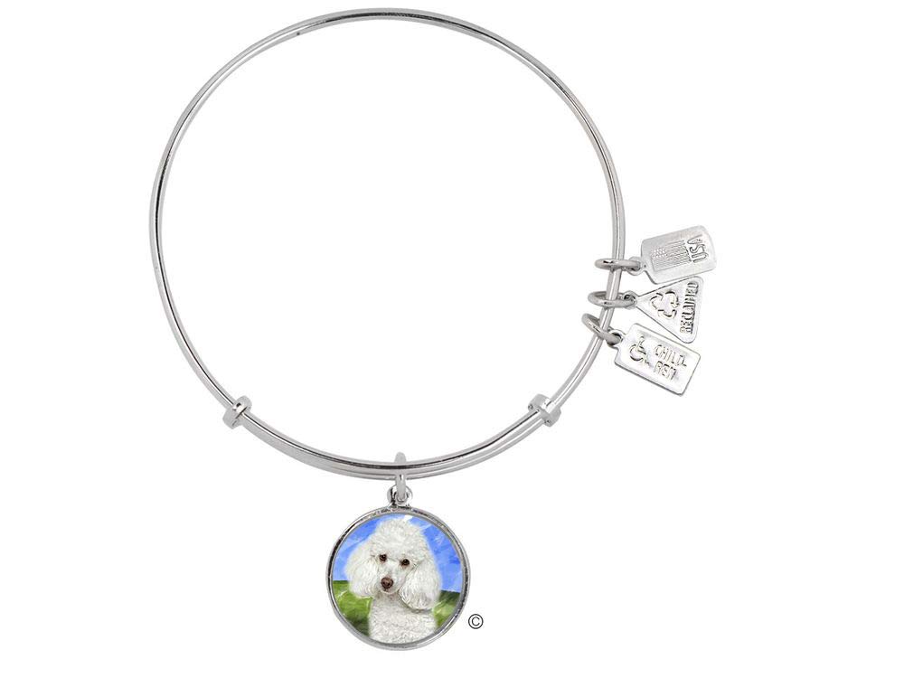 Wind and Fire Pet Collection Expandable Bangle with Custom Pet Photo Charm - Personalized Pet Jewelry Gift for Dog & Cat Lovers - Perfect for Pet Memorials, Birthdays & Special Occasions