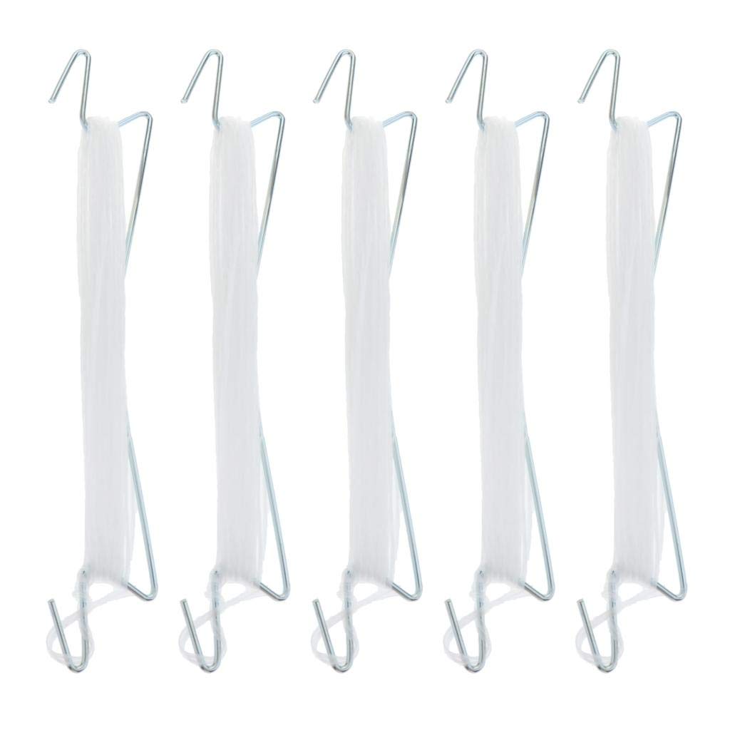 5-Pack Garden Tomato Hooks & Support Clamps - Heavy Duty Plant Clips for Tomato, Cucumber, Vine Plants - Perfect for Home Gardening, Greenhouse, and Outdoor Planting