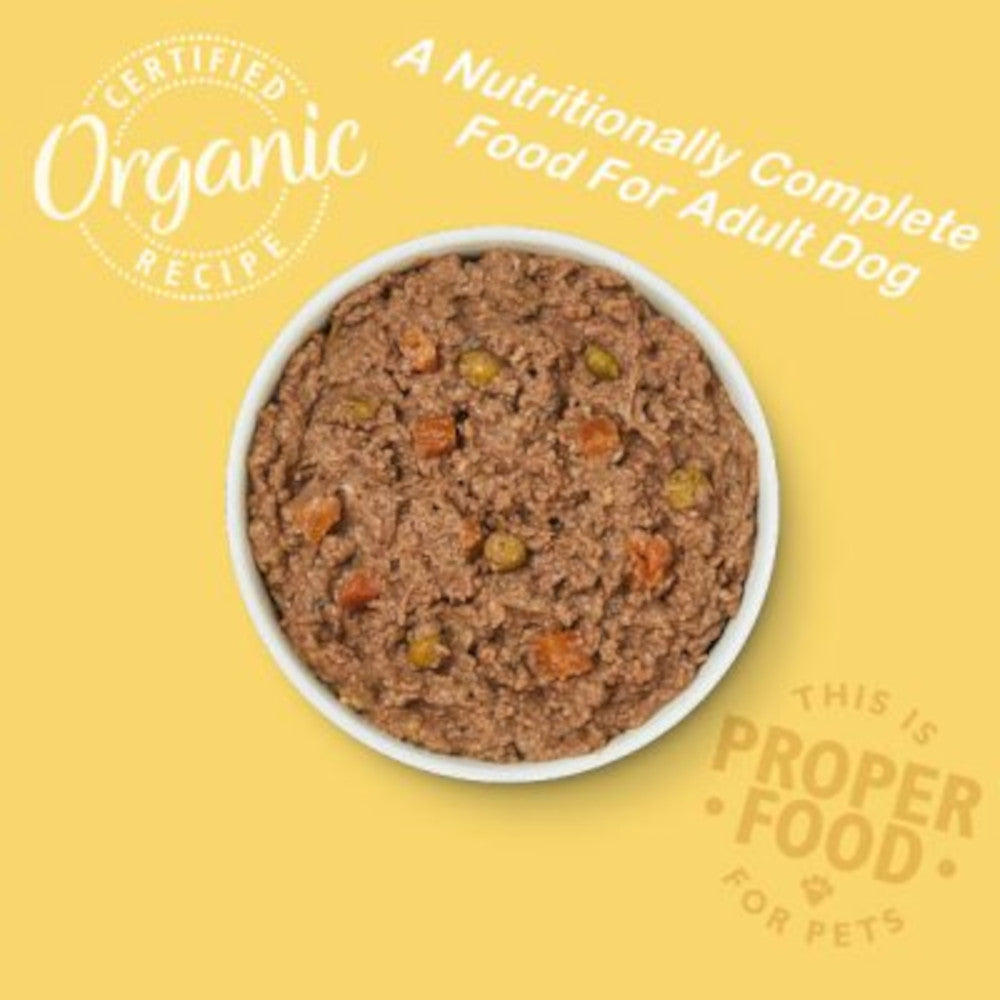 Premium Organic Chicken Wet Dog Food - Grain-Free, High-Protein Meal for Adult Dogs - Perfect for Dinner or Special Occasions