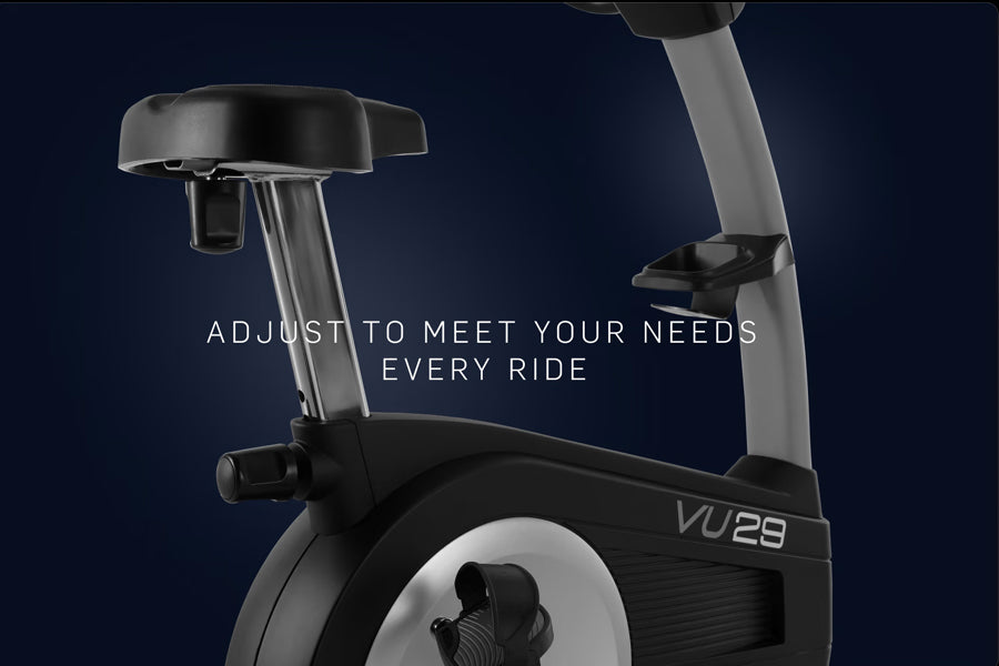 NordicTrack Commercial VU 29 Upright Exercise Bike - Indoor Cycling Bike for Home Gym with 29