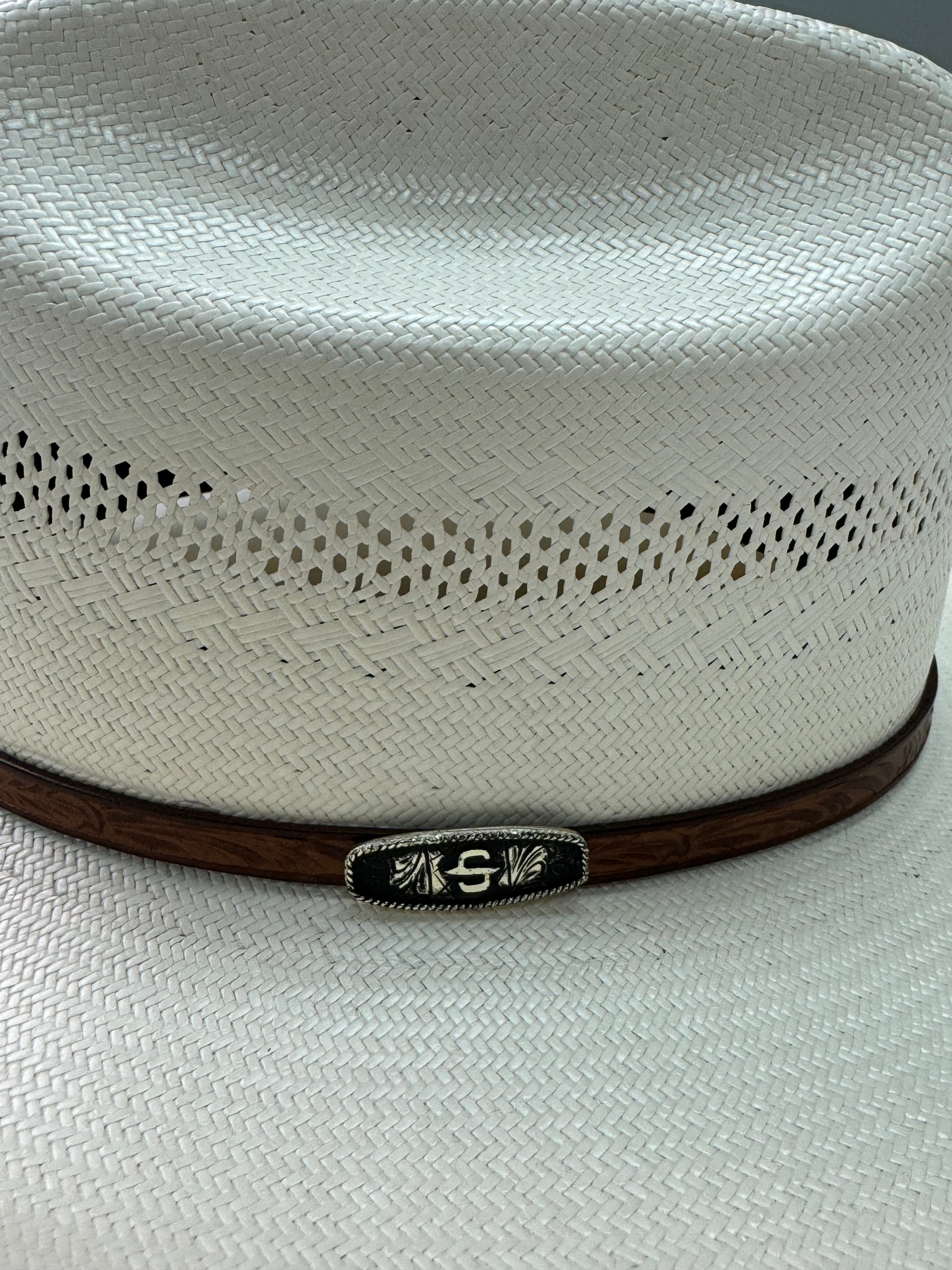 Stetson Unisex Cowboy Cowgirl 100X Ranch Straw Vented Hat - Western Style Sun Protection for Outdoor Ranchers, Farmers & Country Music Fans