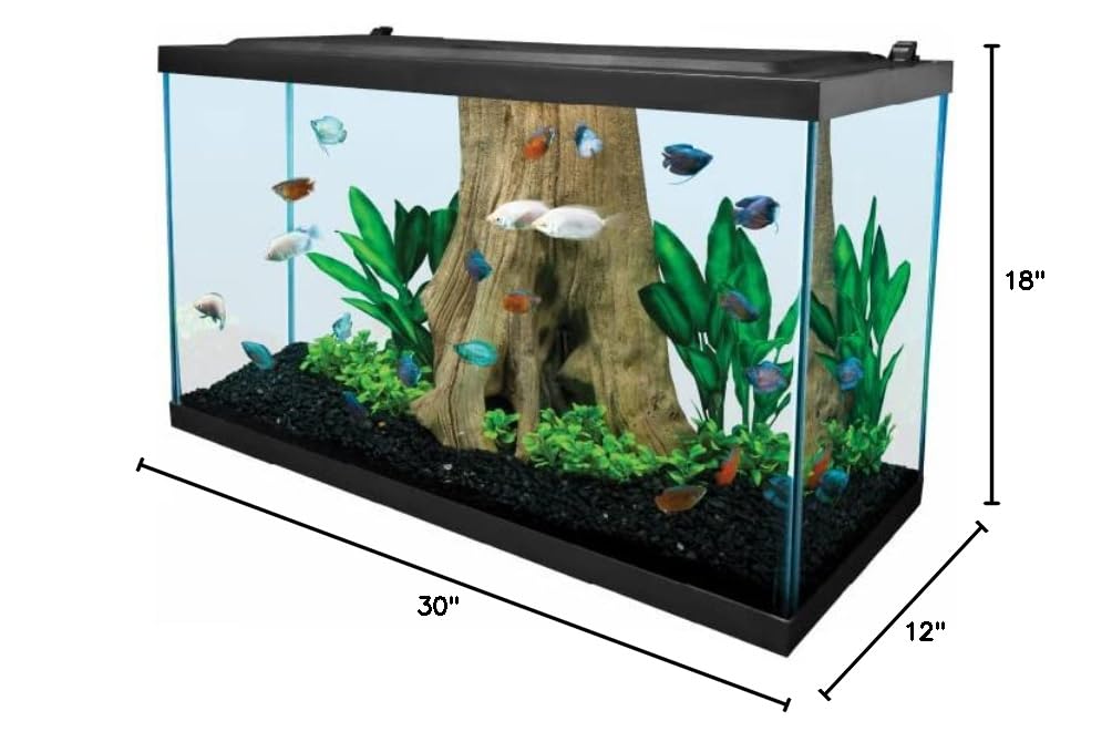 Tetra Complete LED Aquarium Kit 29 Gallon with LED Lighting, Filtration System, Heater & Accessories - Perfect for Home, Office or Classroom Fish Tank Setup