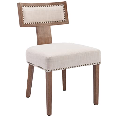 Natural Frames; Beige Linen With Nailhead