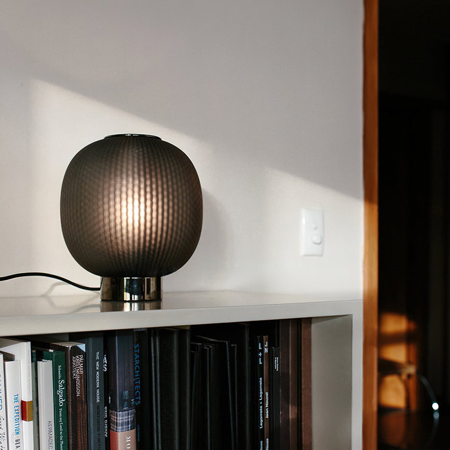 Bloom Glass Table Lamp - Modern & Elegant Home Decor for Bedroom, Living Room, Office | Soft Ambient Lighting for Reading & Relaxation