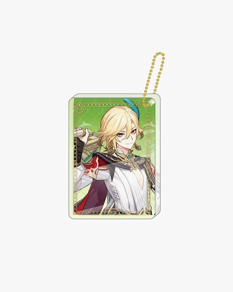 Genshin Impact© Official Thick Acrylic Keychain - Painting Series Vol.3 | Anime Game Merchandise for Backpacks, Keys & Collectibles