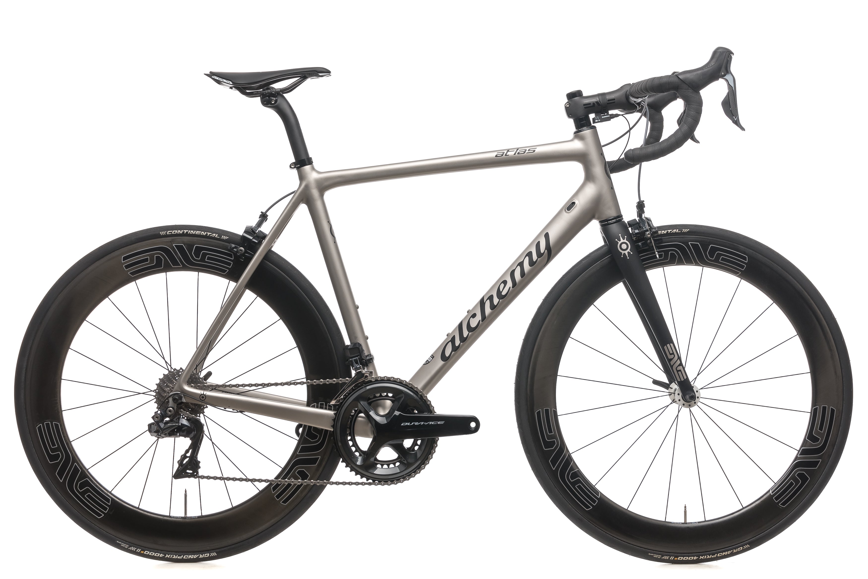 Alchemy Atlas 58cm Road Bike 2018 - Lightweight Aluminum Frame, Shimano Gears for Men & Women - Perfect for Commuting, Fitness & Long Distance Cycling