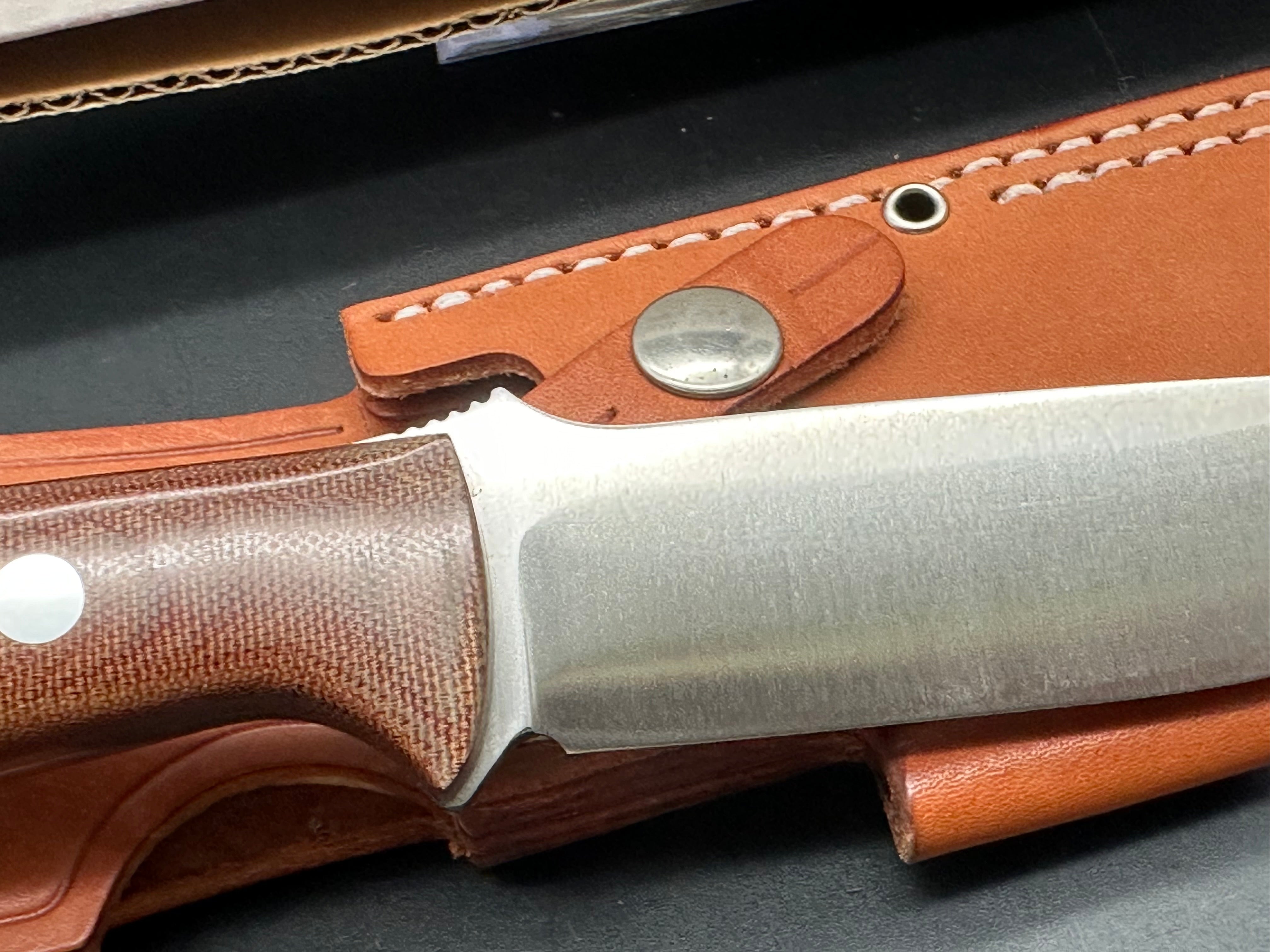 Bark River Bravo 1 LT CPM 3V Knife - High-Performance Outdoor Survival Blade for Hunting, Camping & Bushcraft