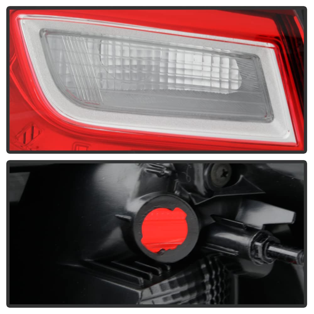 ACANII Replacement Tail Lights for 2016-2020 Chevy Malibu - OEM Style Non-LED Taillamp Assembly (Driver & Passenger Side) - Perfect for Night Driving Safety & Car Restoration Projects