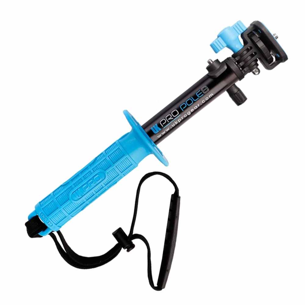 GoPro Hero 8 Black Action Camera with 8 Blue Mounting Poles - Perfect for Vlogging, Sports & Adventure Travel