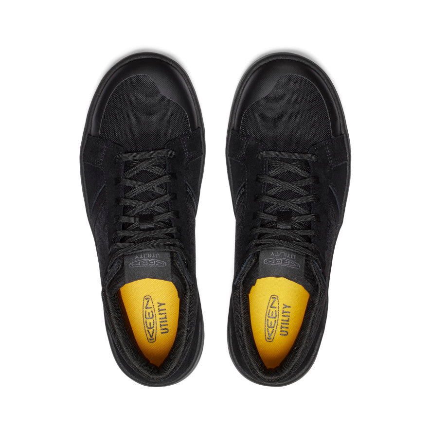 Kenton Mid Work Shoe for Men - Carbon Toe Safety Boots in Black/Gum | Durable & Comfortable for Construction, Warehouse & Outdoor Work