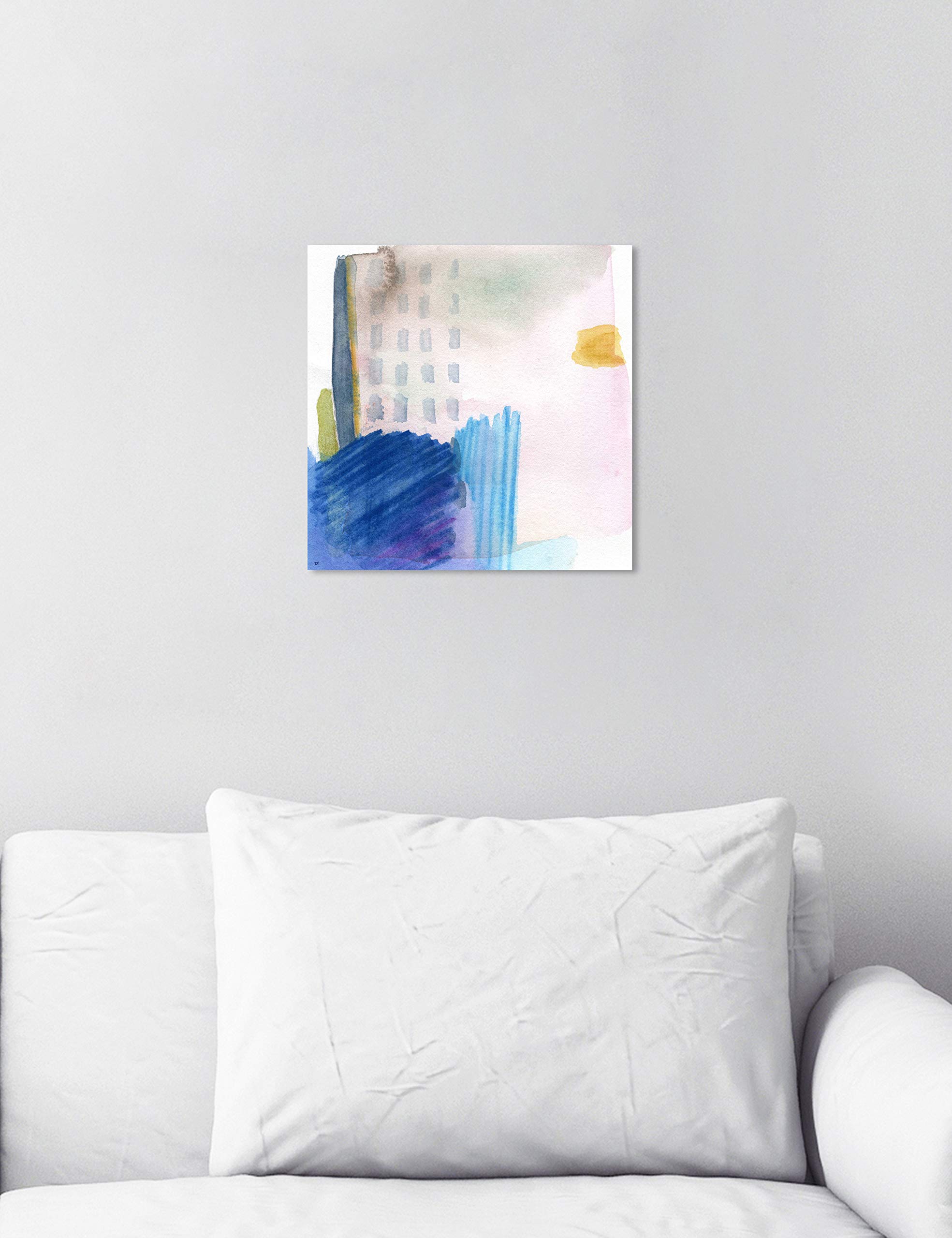 Abstract Moon Light Wall Art Canvas Print - 12