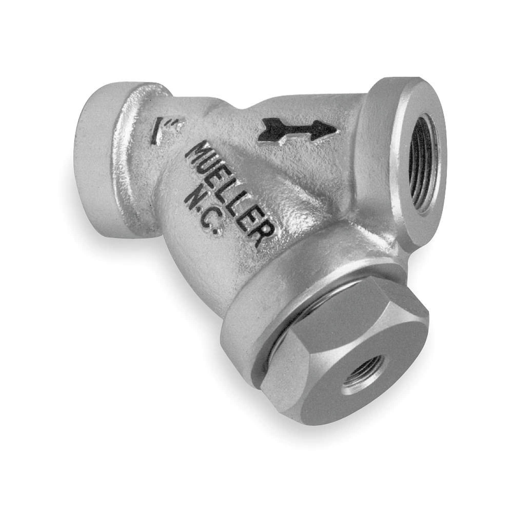 Stainless Steel 304 Y Strainer 2 Inch FNPT x FNPT - High Flow Filtration for Water, Oil, and Gas Pipes