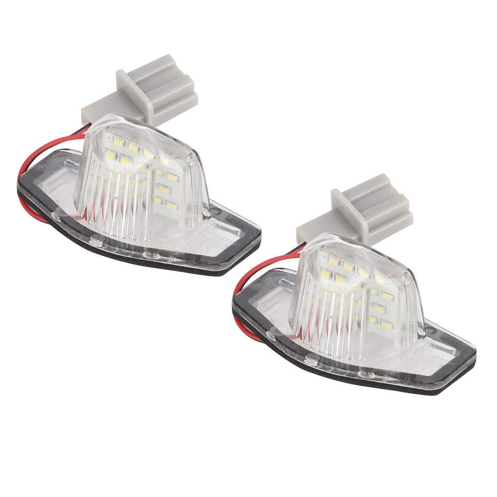 Acouto LED License Plate Bulb - Bright White Light for 2010-2014 Honda Crosstour (34101S5AA01) - Perfect for Nighttime Visibility & Enhanced Rear Lighting
