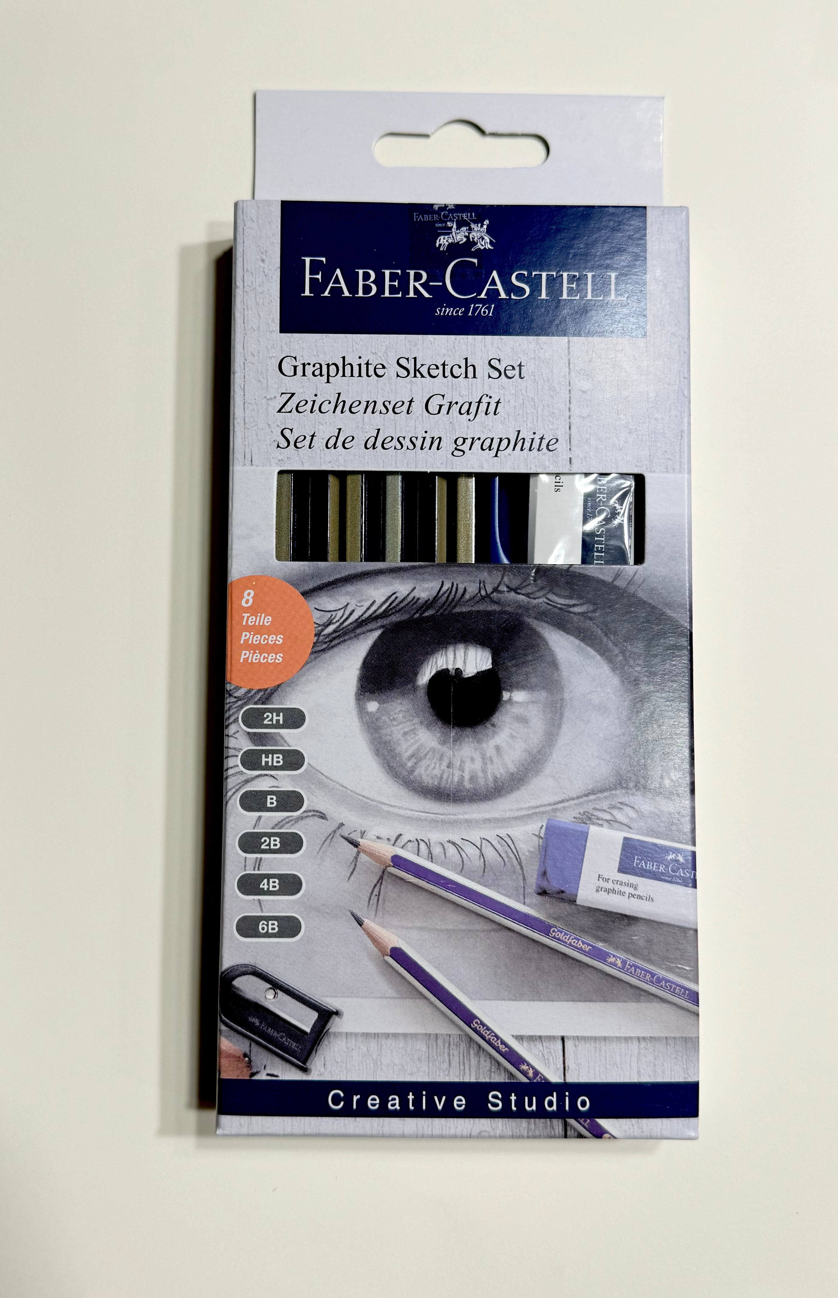 Faber-Castell Studio Graphite Sketch Set - 45-Piece Drawing Kit with Pencils, Charcoal & Accessories for Artists, Beginners & Professionals - Perfect for Sketching, Shading & Art Projects