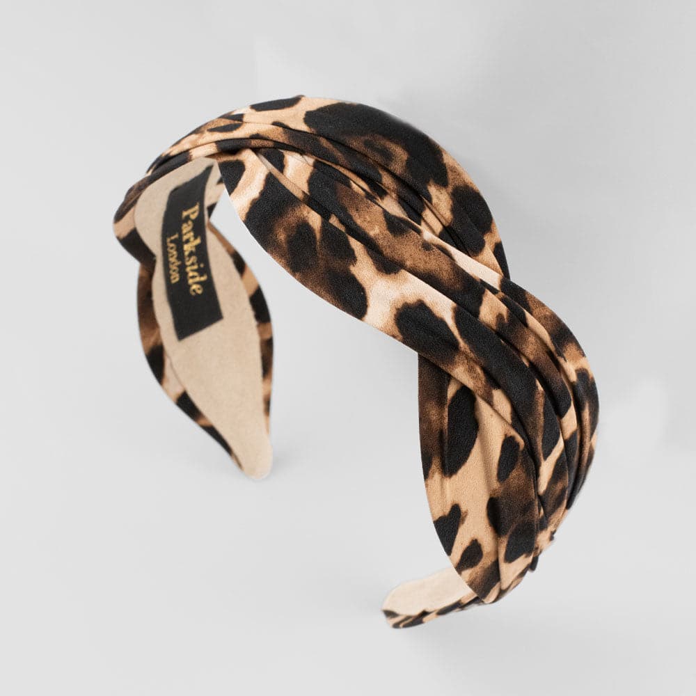 Leopard Print Wavy Headband for Women - Fashion Hair Accessories for Parties, Weddings & Everyday Style