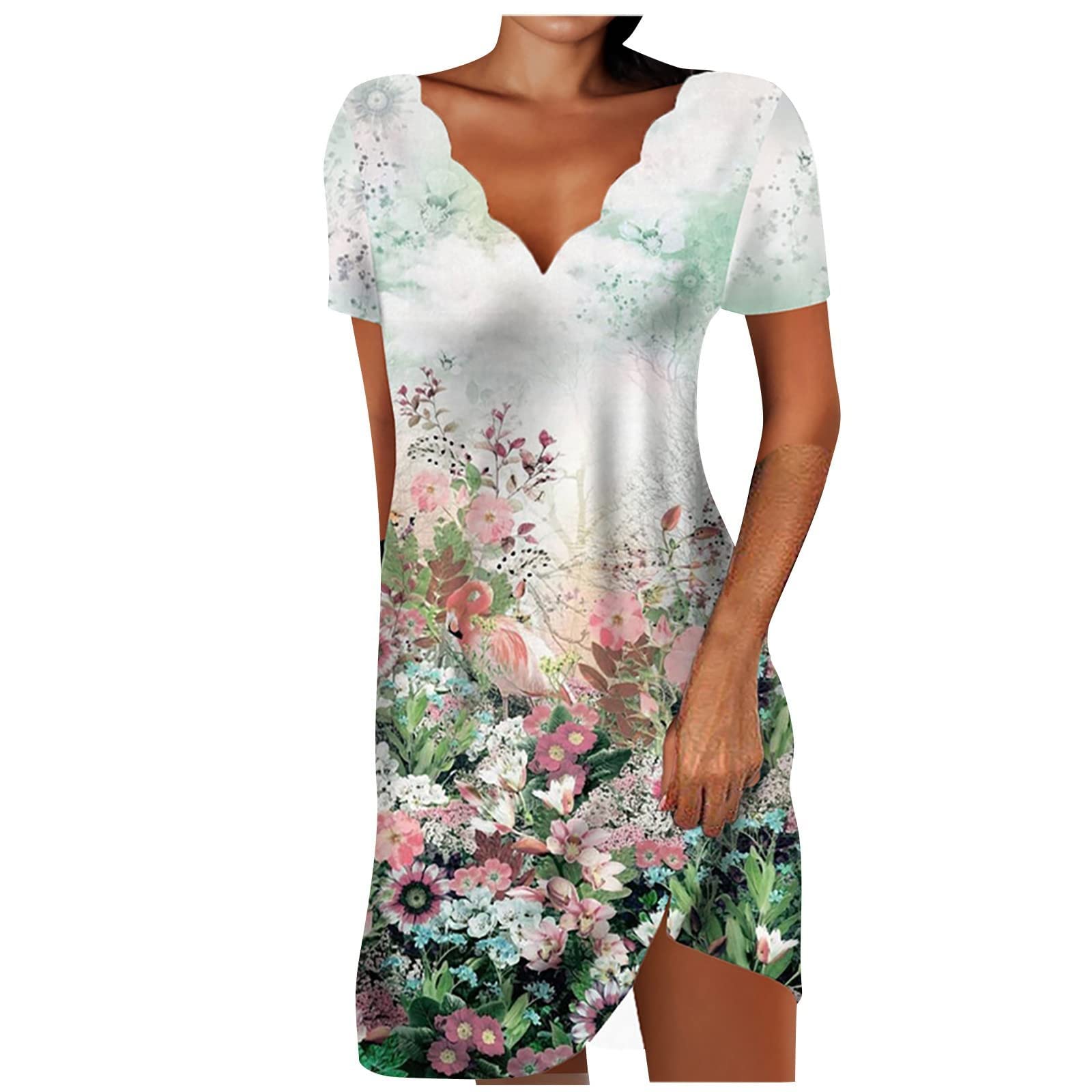 Women's Summer Dresses for Teens - Cute Juniors Formal & Casual Dresses with Pockets in Black & Grey (Sizes S-3XL) - Perfect for Beach Vacations, Parties & Everyday Wear