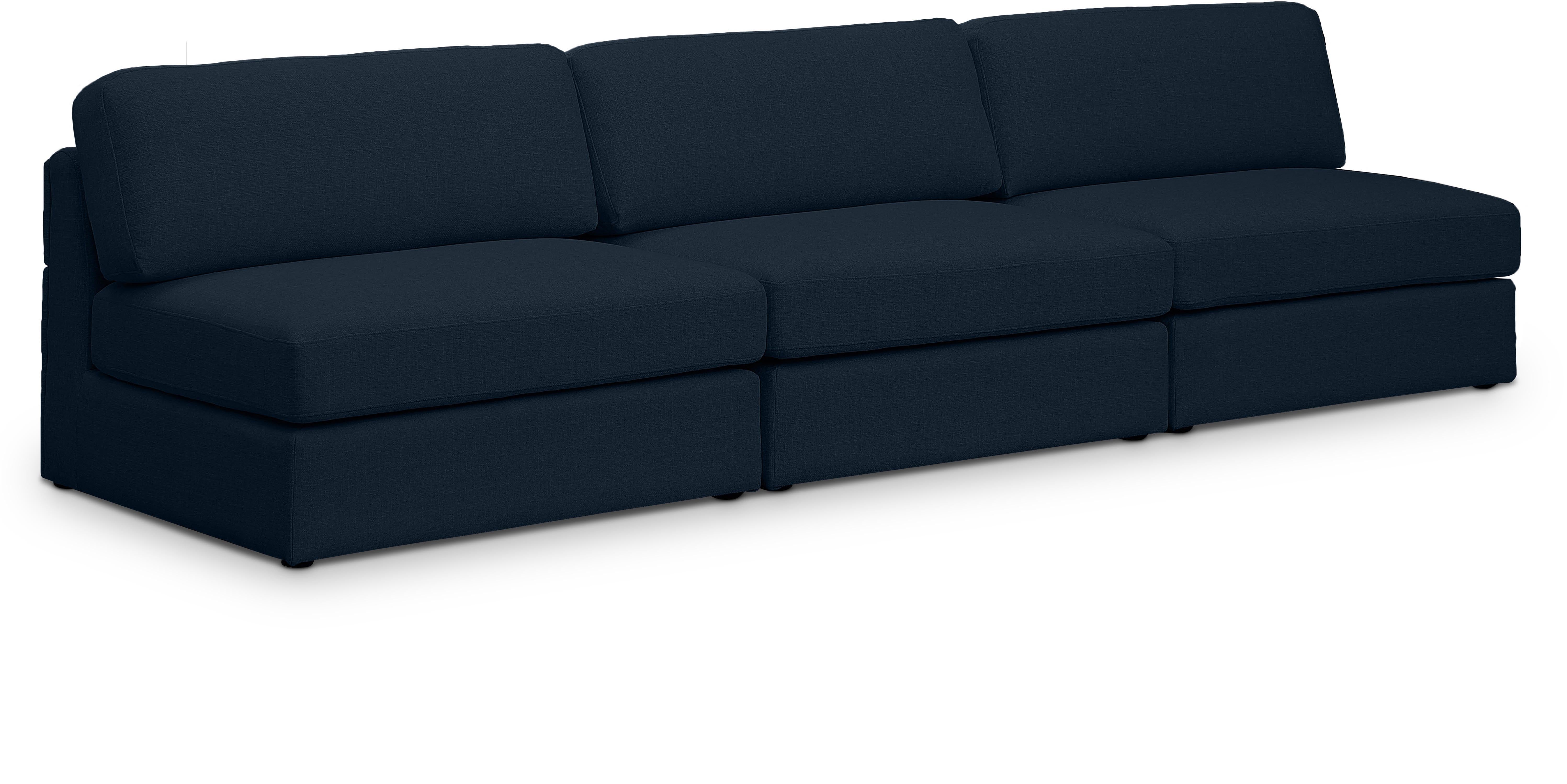 Beckham Durable Linen Textured Fabric Modular Sofa Set - Modern Sectional Couch for Living Room, Lounge & Home Theater | Comfortable & Stylish Furniture for Family Gatherings