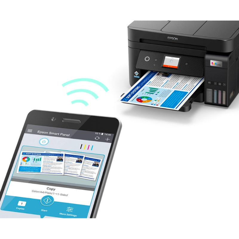 Epson EcoTank L6290 Wireless All-in-One Ink Tank Printer with ADF, Wi-Fi, Duplex Printing & High-Yield Ink - Perfect for Home Office & Small Business Printing Needs