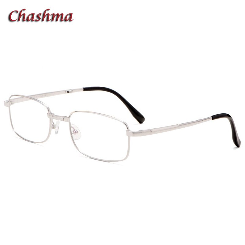 Unisex Titanium Square Full Rim Foldable Eyeglasses 8923 - Lightweight Durable Reading Glasses for Men & Women - Perfect for Office, Reading, Travel and Daily Use