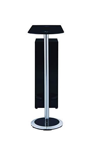 Black Coaster Furniture Bar Table with Wine Storage - Perfect for Home Bars, Dining Rooms, and Entertaining Spaces
