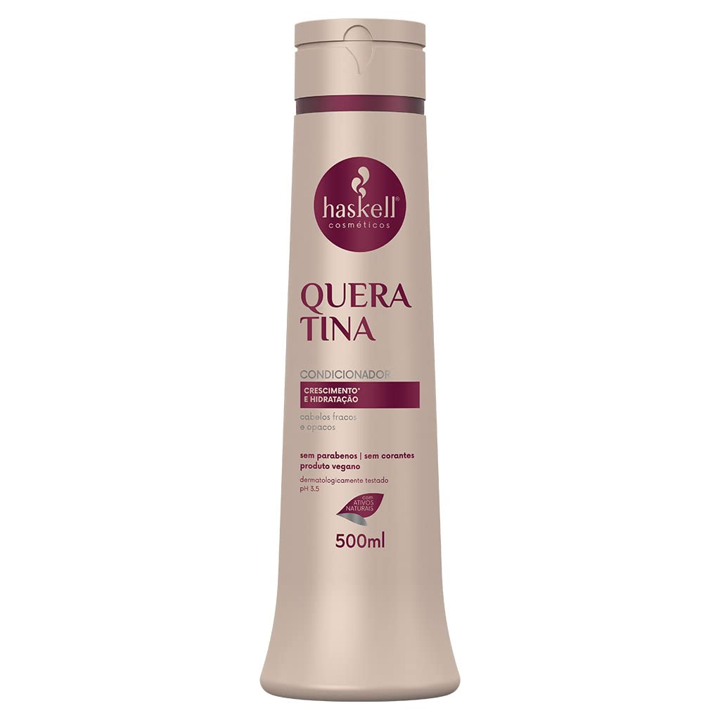 Haskell Keratin Collection Conditioner 500ml (16.9 Fl Oz) - Deep Hydrating & Repairing Hair Treatment for Damaged Hair - Perfect for Salon-Quality Smoothing at Home