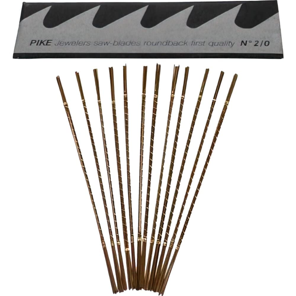 Premium Swiss Saw Blades for Jewelry Making - Platinum Hand Saw Frame & Precision Saw Blades Set - Ideal for Jewelers, Watchmakers & DIY Craft Projects