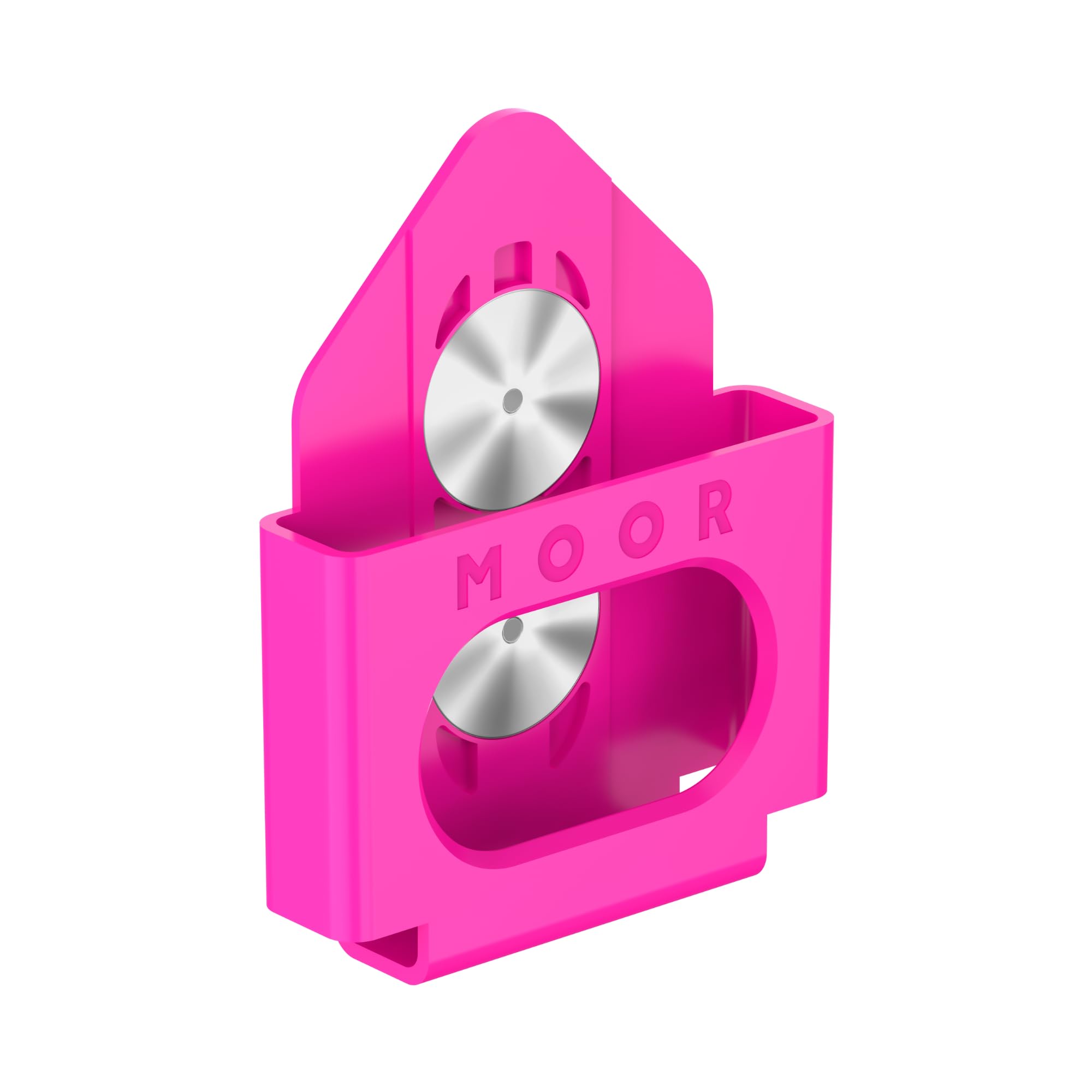 Spotter™ Magnetic Universal Gym Phone Mount - Secure Workout Phone Holder for iPhone & Android (Hot Pink) | Perfect for Treadmill, Elliptical & Weight Training