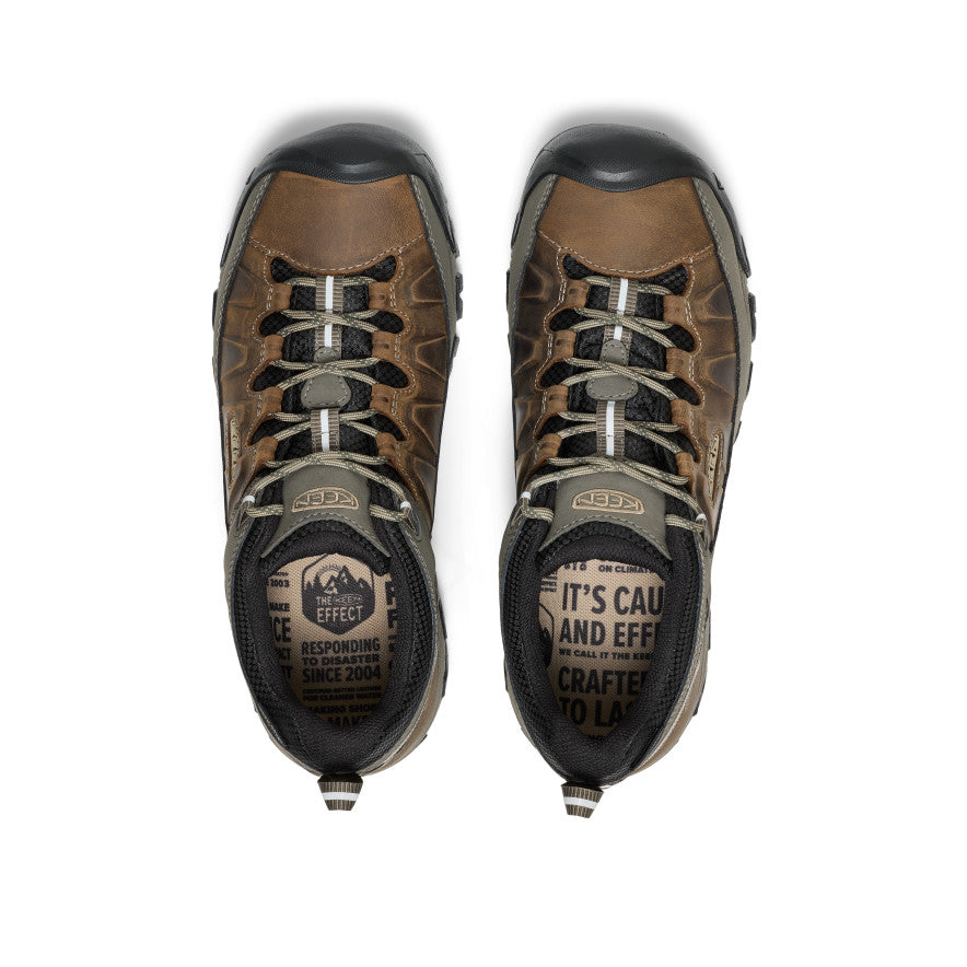Men's KEEN Targhee III Waterproof Hiking Boots - Wide Width, Bungee Cord/Black - Perfect for Outdoor Adventures & Trail Hiking