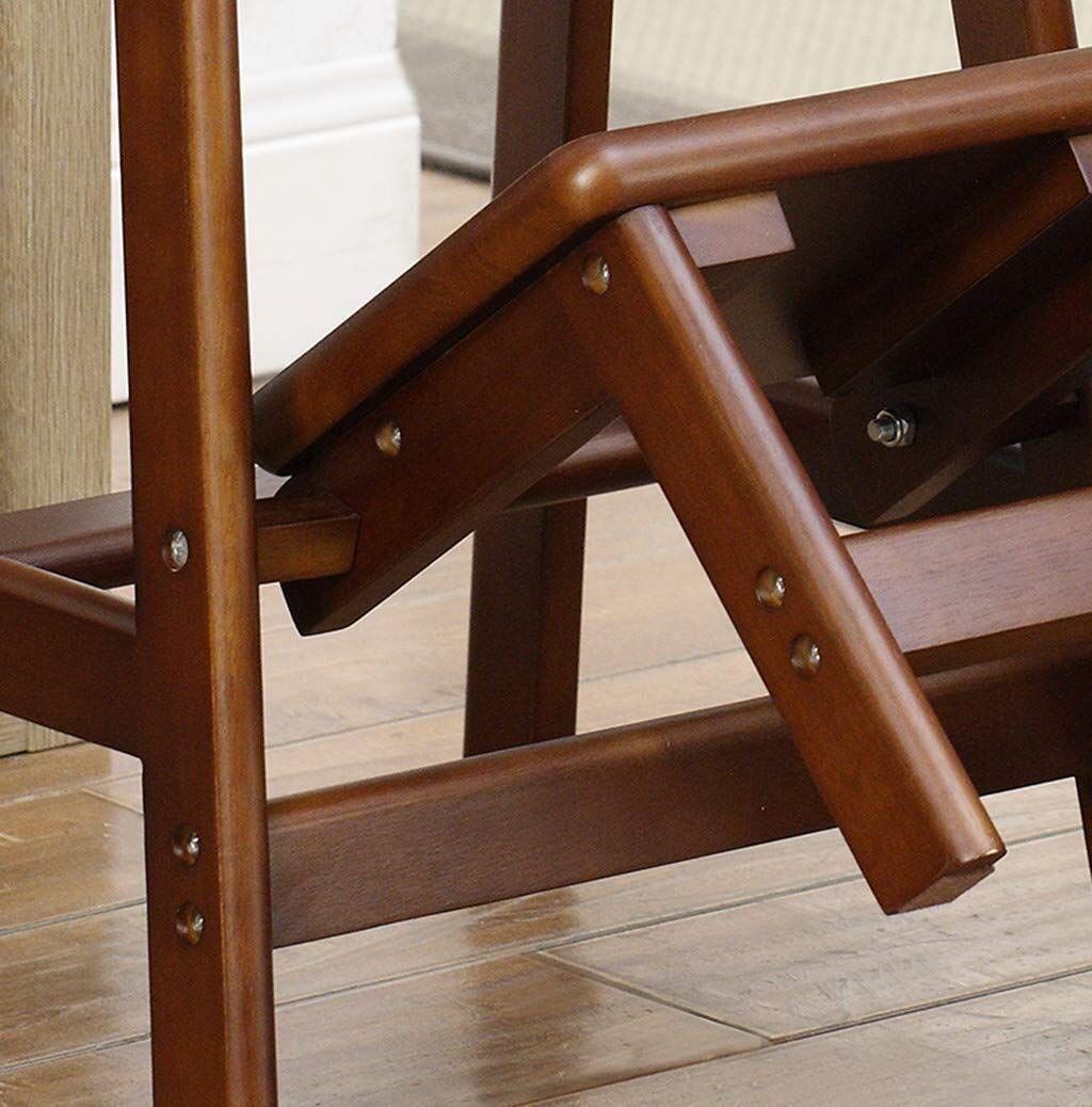 ZOUTYI 2-Step Foldable Wooden Step Stool - Multi-Functional Kitchen Ladder Chair, Indoor Flower Stand & Shoe Bench for Home, Office, and Garden Use