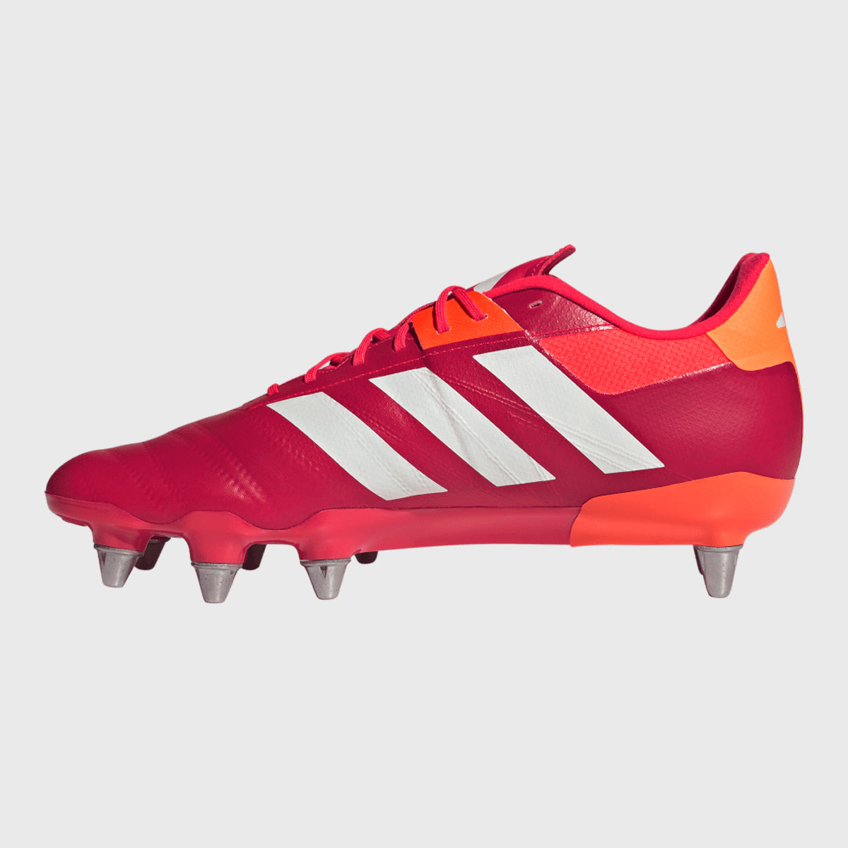 Adidas Kakari RS SG Rugby Cleats - Men's Rugby Boots for Firm Ground, Lightweight & Durable, Lucid Red - Perfect for Rugby Matches & Training Sessions