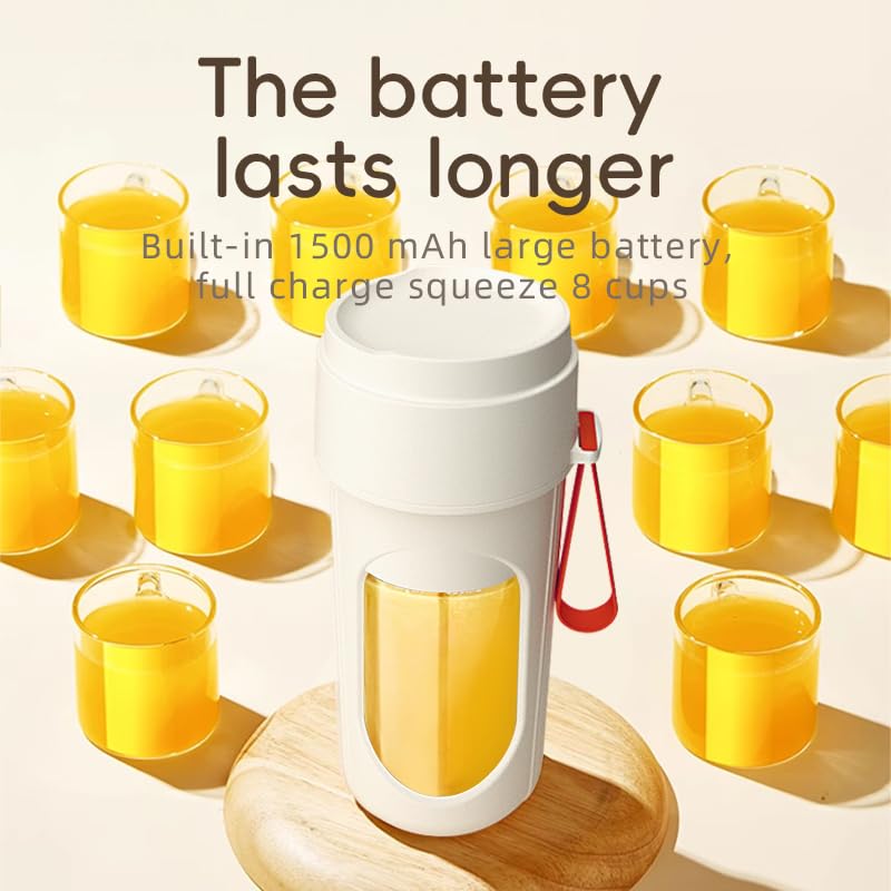 2 in 1 Portable Juicer Cup - High Capacity Blender for Fruits & Vegetables, USB Rechargeable Sports Bottle | Perfect for Gym, Hiking & Outdoor Activities