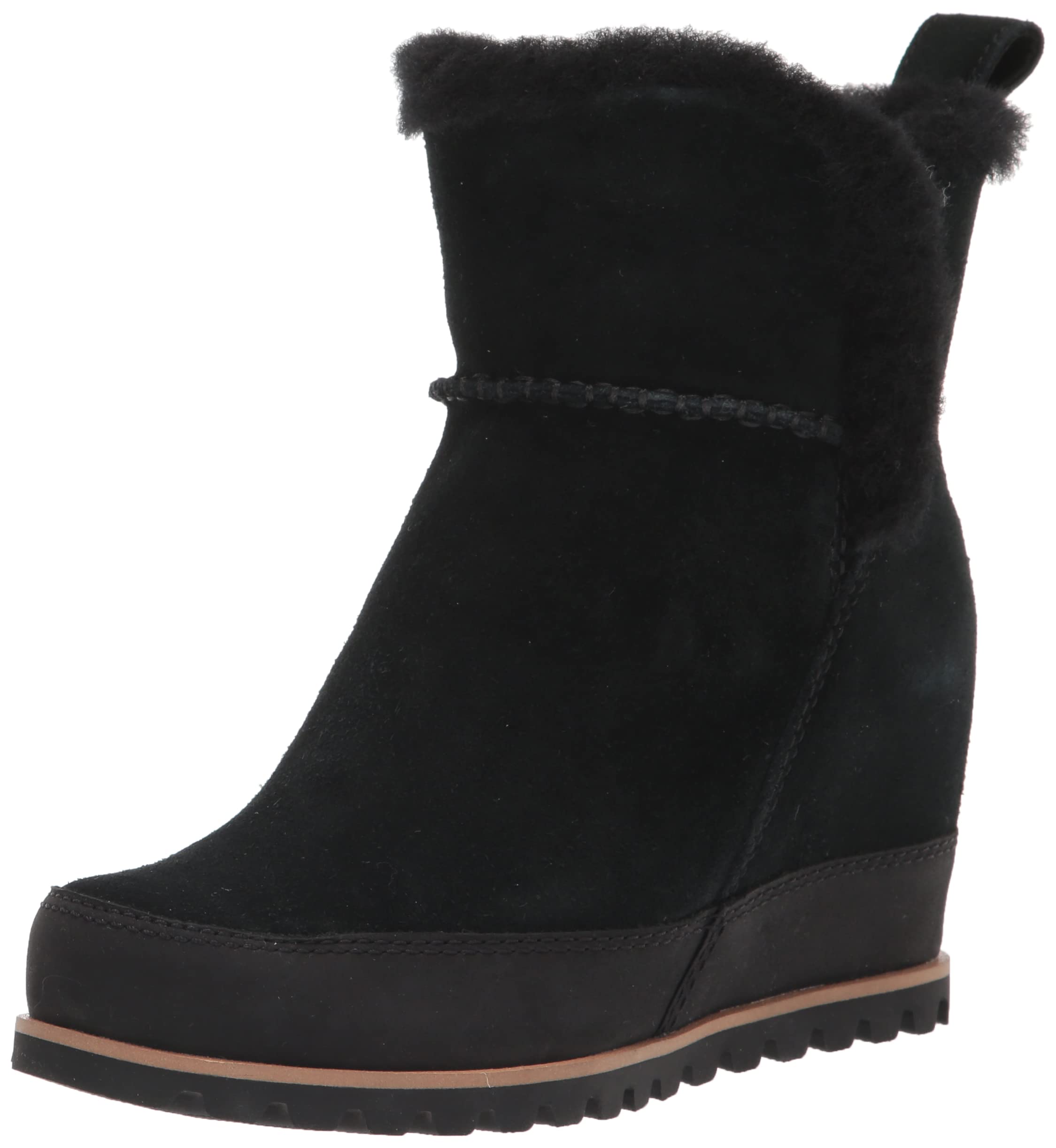 UGG Women's Malvella Waterproof Winter Boots - Shearling Lined Snow Booties for Women, Comfortable & Stylish Ankle Boots - Ideal for Cold Weather, Outdoor Adventures, Hiking, and Everyday Fashion