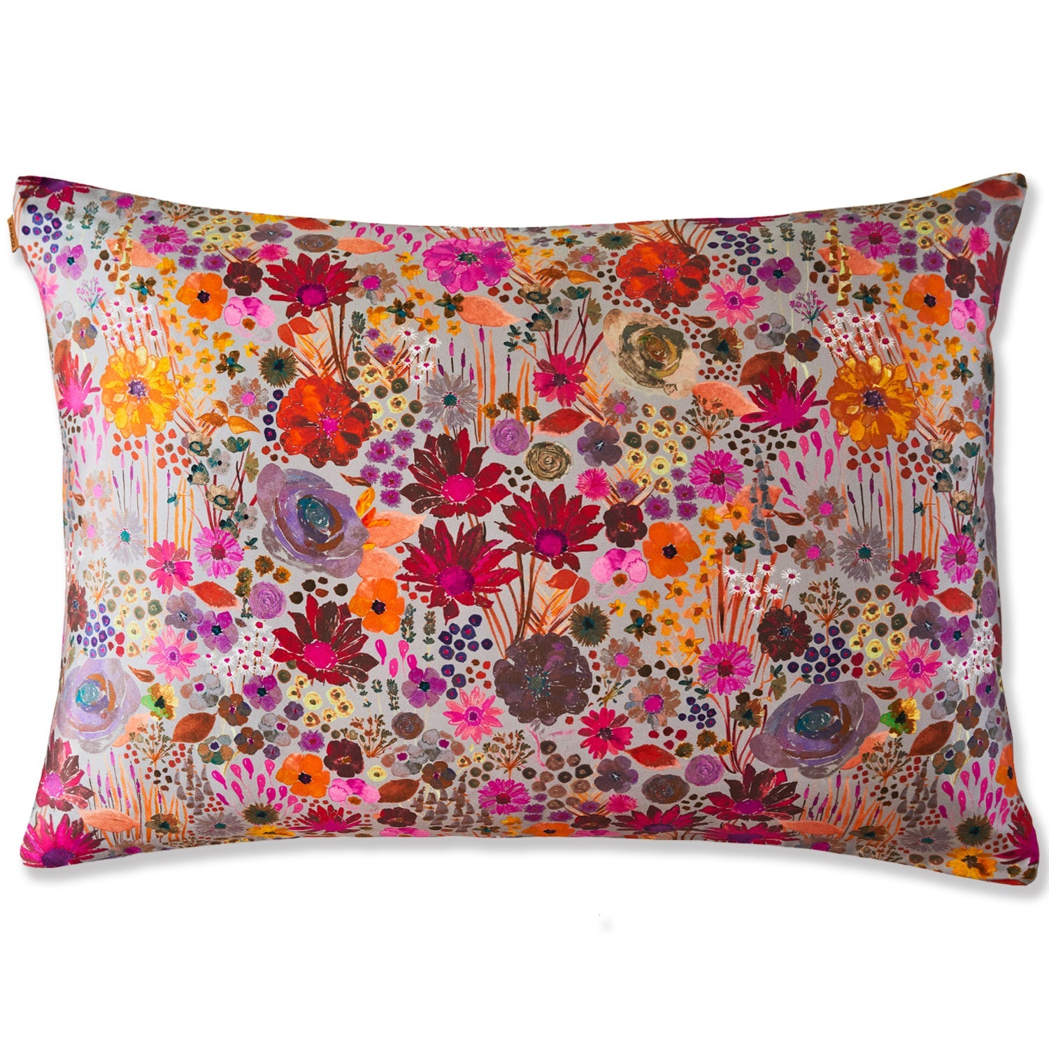 Field of Dreams Silk Pillowcase for Hair & Skin - 100% Pure Mulberry Silk Pillow Cover with Zipper (19x26 inches) - Luxury Bedding for Anti-Wrinkle, Anti-Frizz & Hair Care - Perfect for Beauty Sleep & Travel