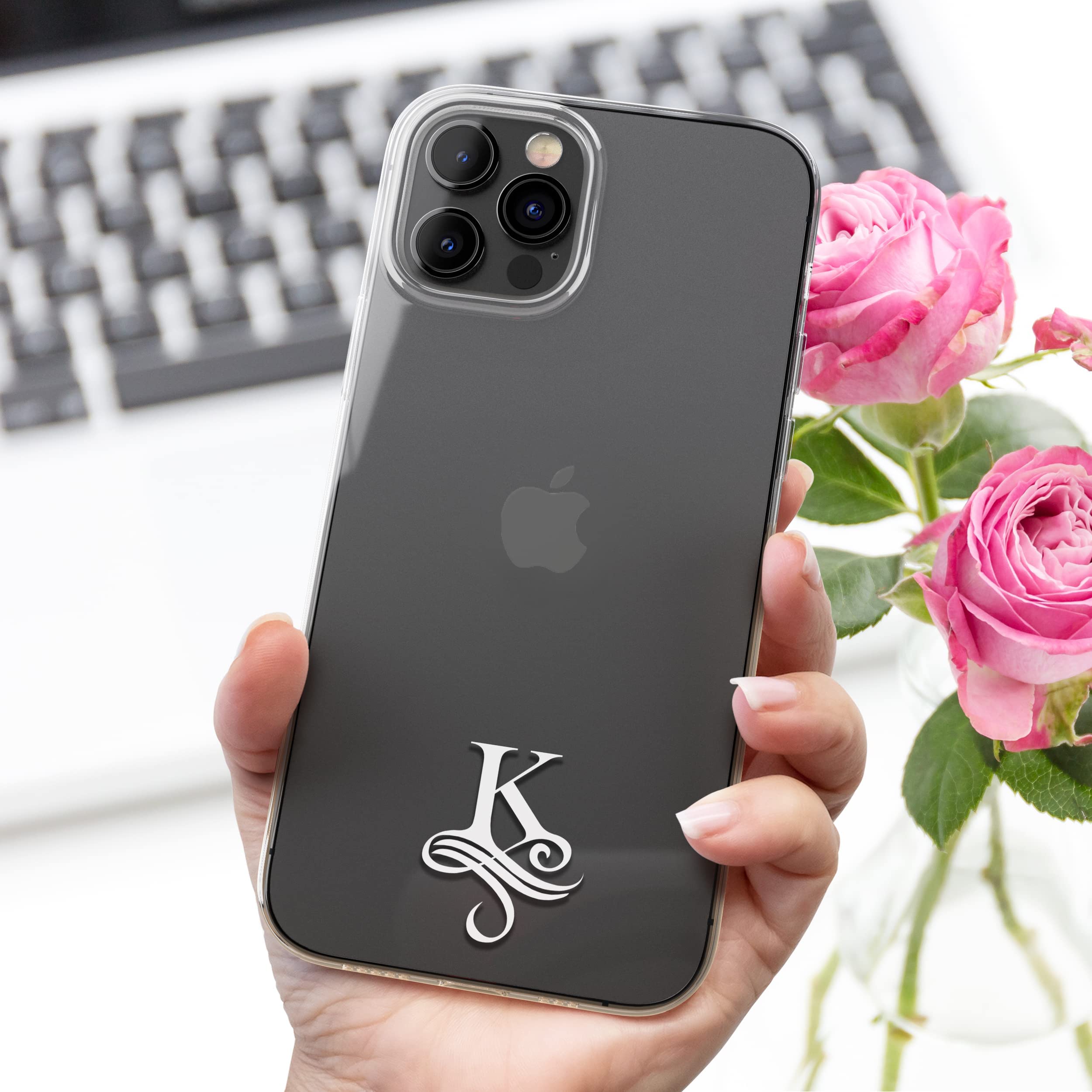 Personalized Clear Phone Case for iPhone 16/15/14/13/12/11 Pro Max Plus Mini - Slim Protective Cover with Scratch Resistance for Daily Use, Work & Travel