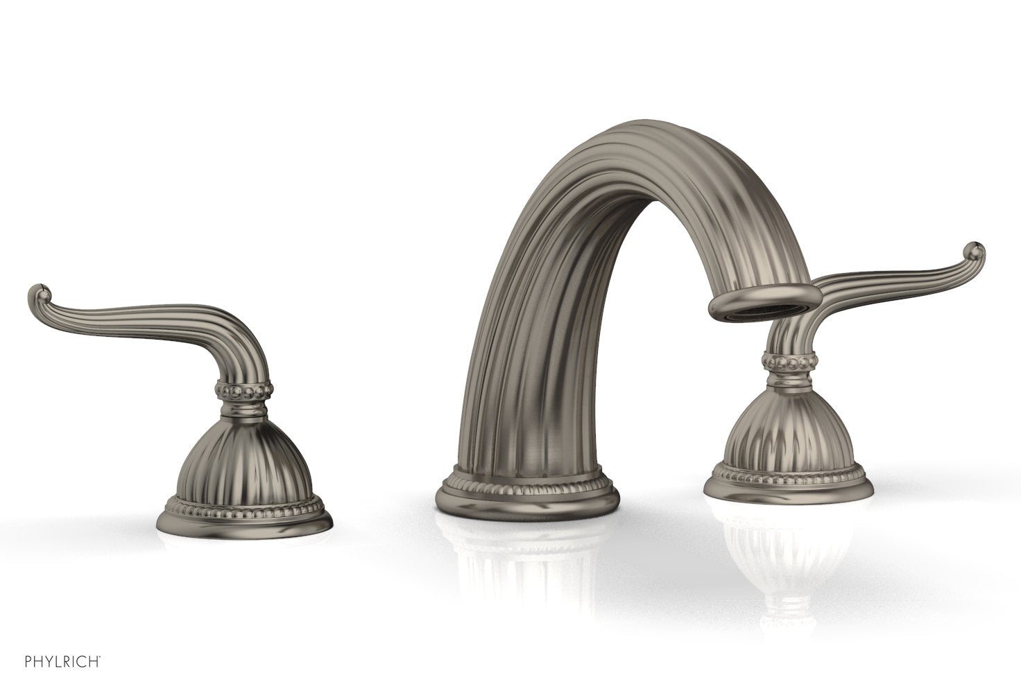 GEORGIAN & BARCELONA Deck Tub Set with Lever Handles K1141P - Modern Bathroom Faucet for Outdoor Deck, Patio or Garden