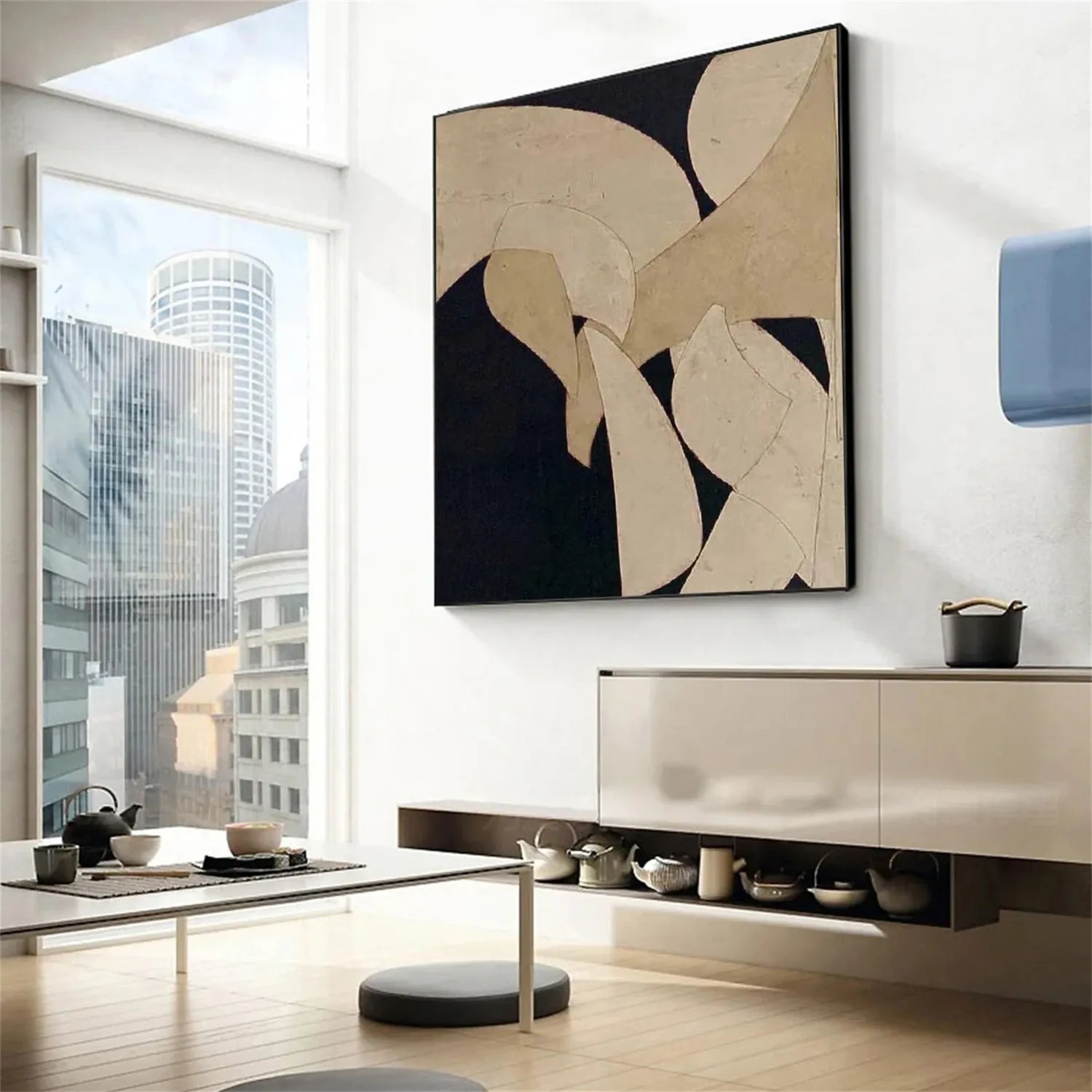 Abstract Tranquility Art Painting #WS149 - Modern Canvas Wall Art for Living Room, Bedroom & Office Decor