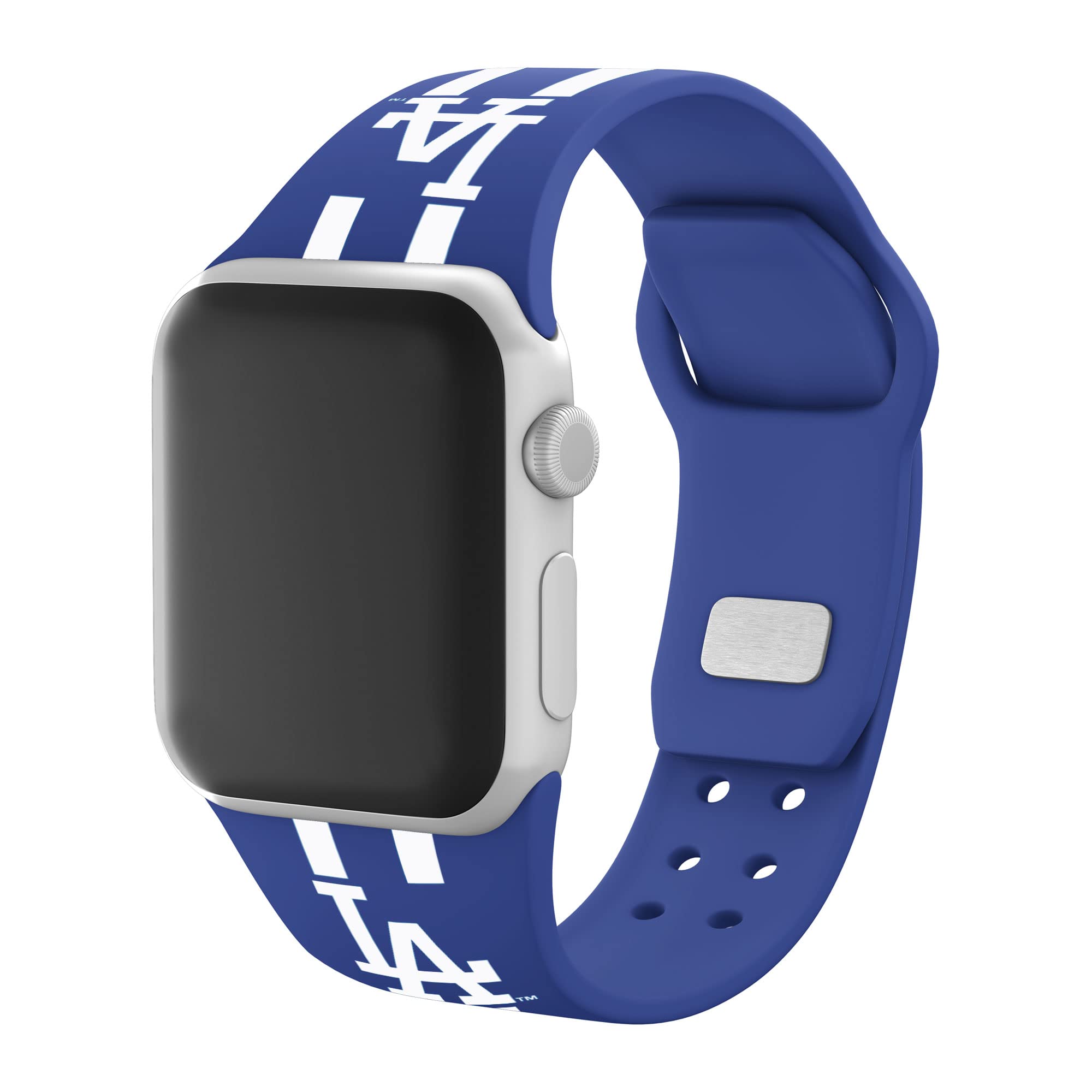 Los Angeles Dodgers HD Watch Band for Apple Watch - Compatible with All Series, Sporty & Stylish Design for Baseball Fans - Perfect for Game Day, Workouts, and Everyday Wear