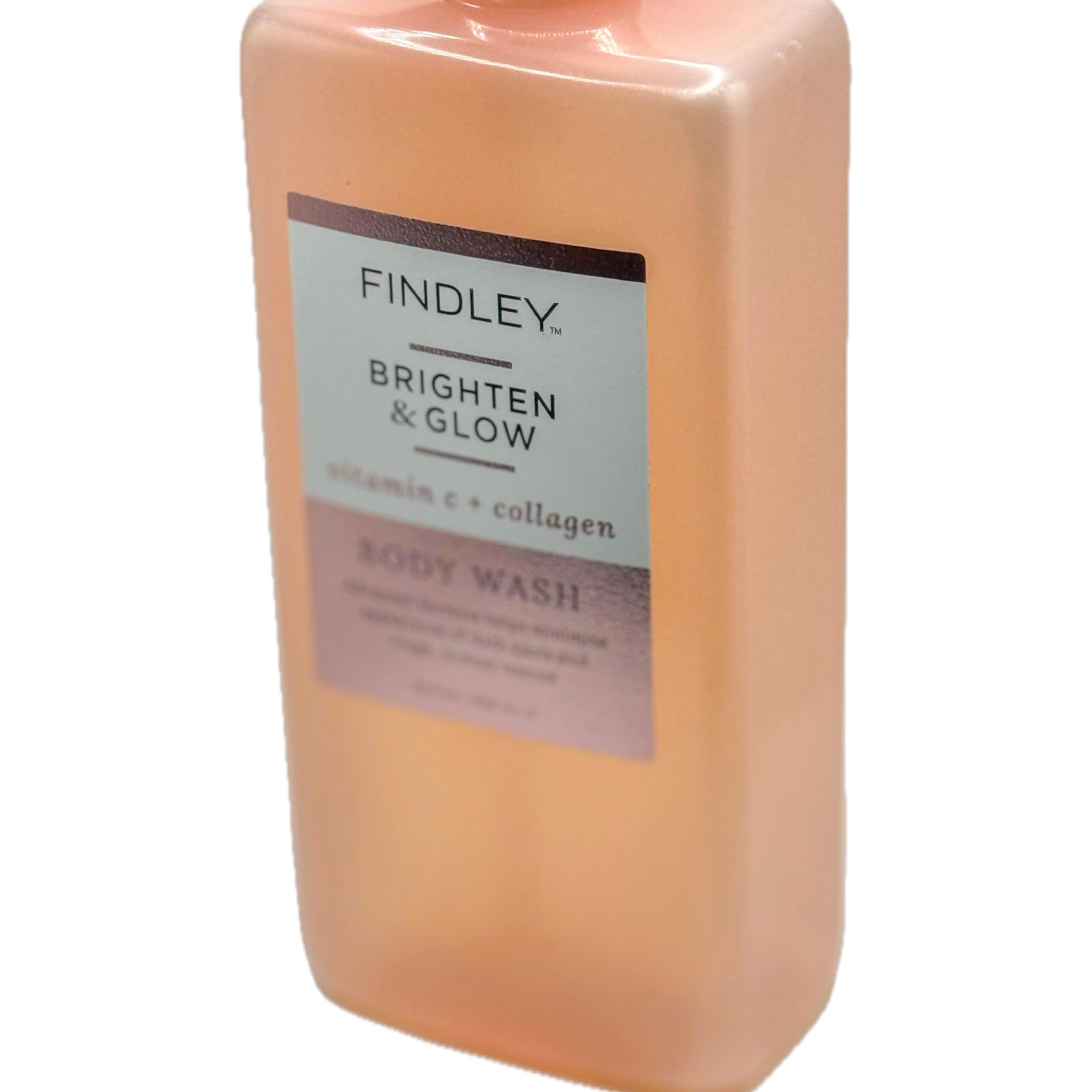Brighten & Glow Vitamin C + Collagen Body Wash 32 fl oz - Hydrating & Revitalizing Shower Gel for Radiant Skin - Perfect for Daily Use & Post-Workout Refreshment
