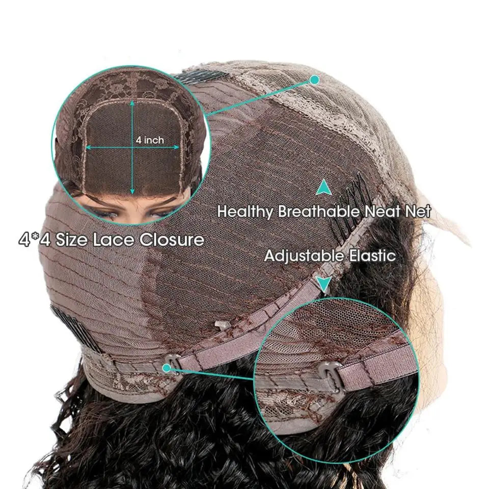 Whitney Afro Kinky Curly Bob Wig - Natural Looking Synthetic Hair for Black Women | Perfect for Cosplay, Daily Wear & Special Occasions