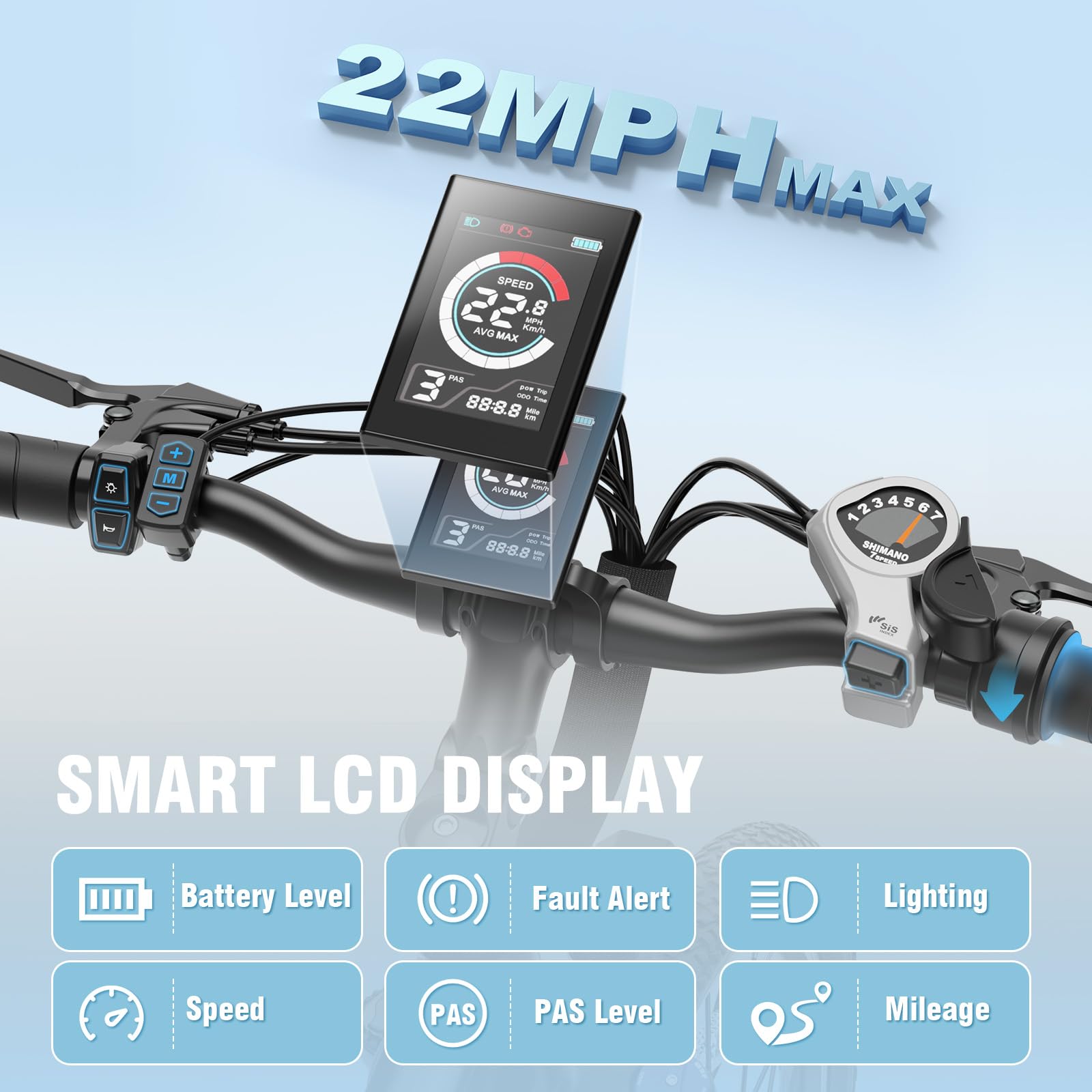 Jasion 750W Electric Bike for Adults - 27.5