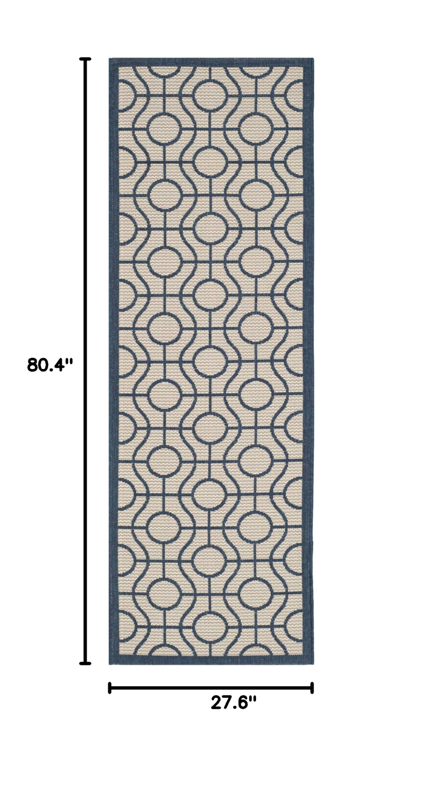 SAFAVIEH Courtyard Collection Runner Rug - 2'3